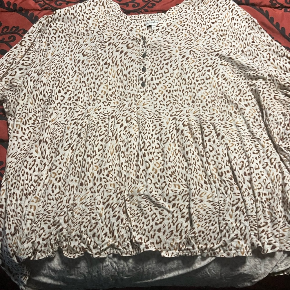 Leopard spotted shirt